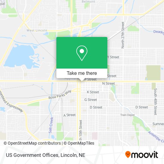 Mapa de US Government Offices