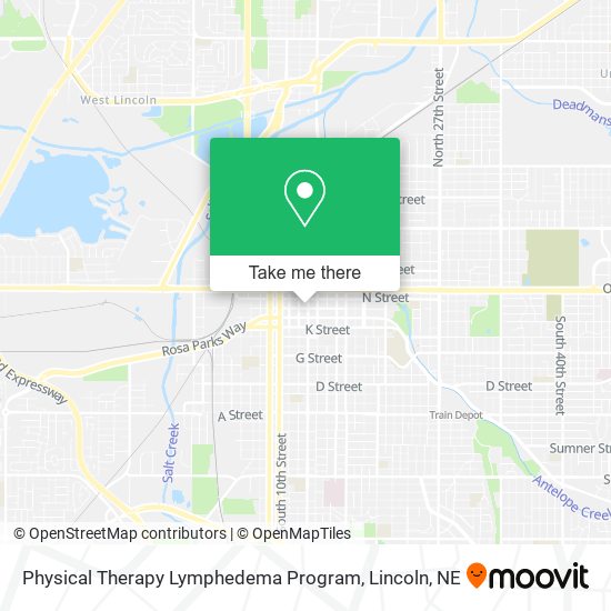 Mapa de Physical Therapy Lymphedema Program