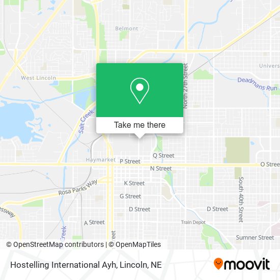 Mapa de Hostelling International Ayh