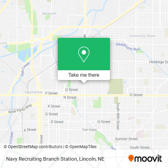Navy Recruiting Branch Station map