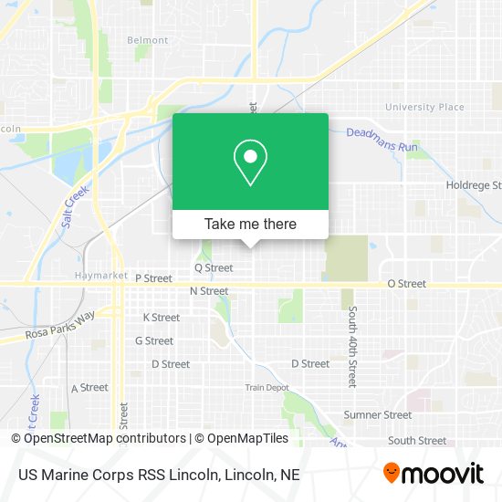 US Marine Corps RSS Lincoln map