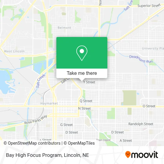 Bay High Focus Program map