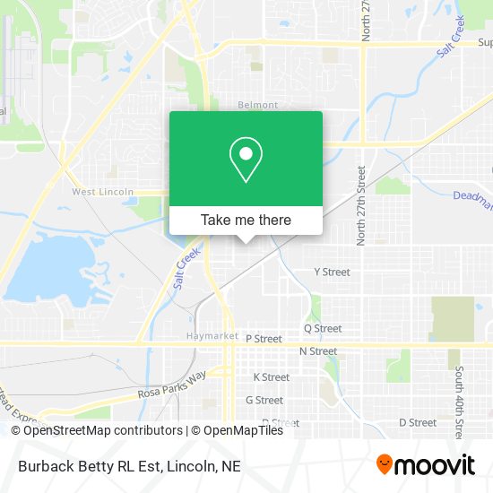 Mapa de Burback Betty RL Est