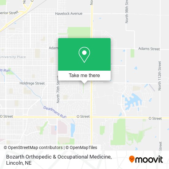 Bozarth Orthopedic & Occupational Medicine map
