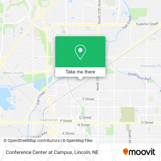 Conference Center at Campus map