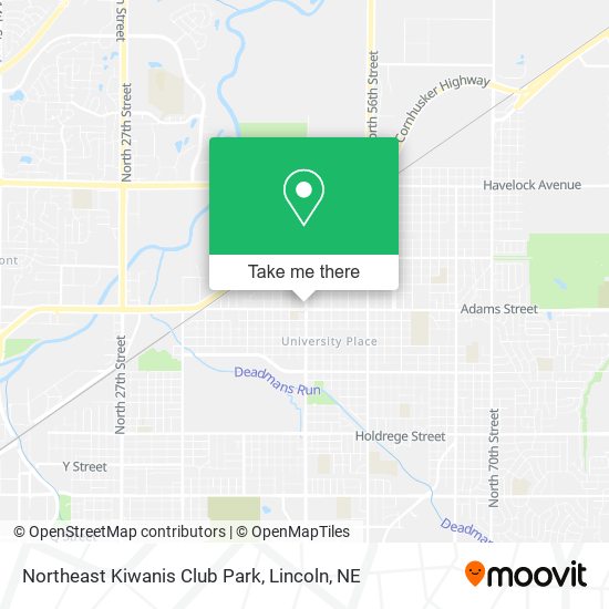 Northeast Kiwanis Club Park map