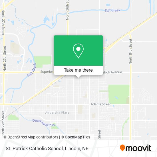 St. Patrick Catholic School map