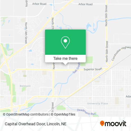 Capital Overhead Door map