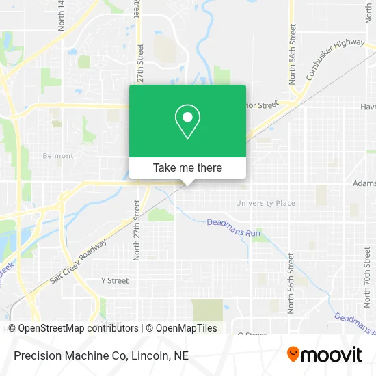 Precision Machine Co map