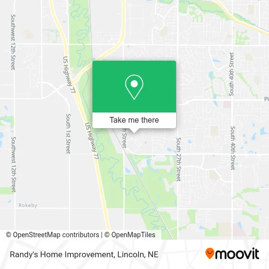 Randy's Home Improvement map