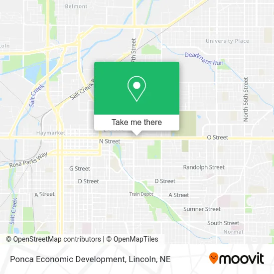 Ponca Economic Development map