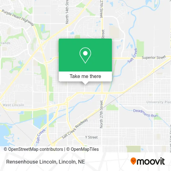 Rensenhouse Lincoln map