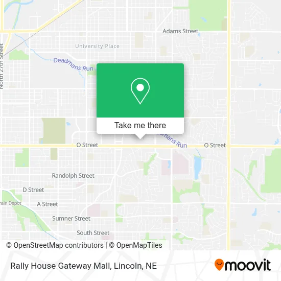 Rally House Gateway Mall map
