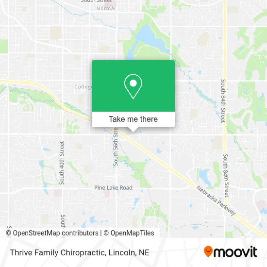 Thrive Family Chiropractic map