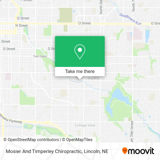 Mosier And Timperley Chiropractic map