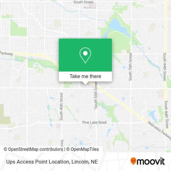 Ups Access Point Location map