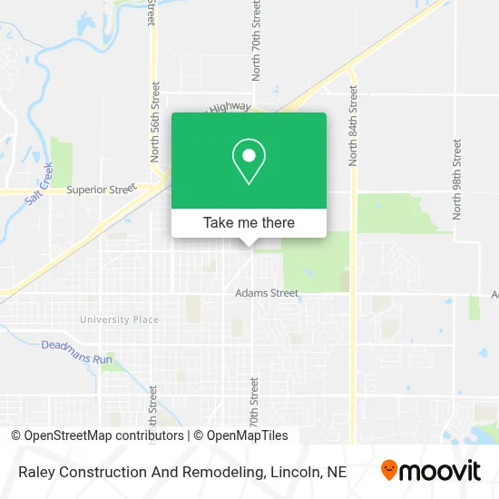 Raley Construction And Remodeling map