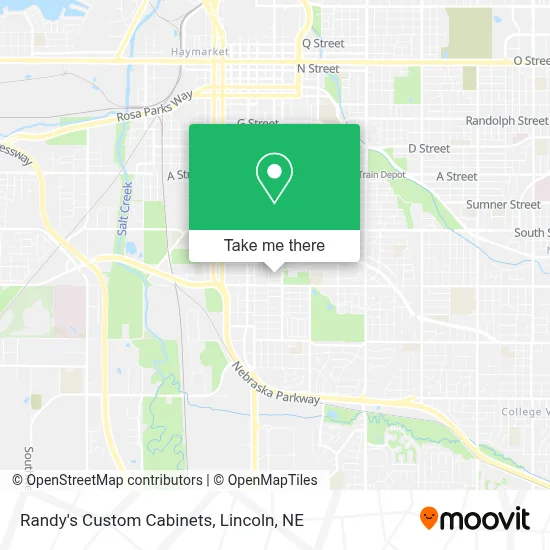 Randy's Custom Cabinets map