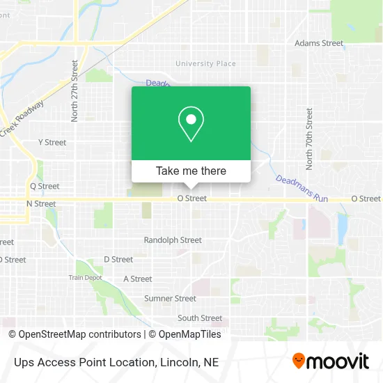 Ups Access Point Location map