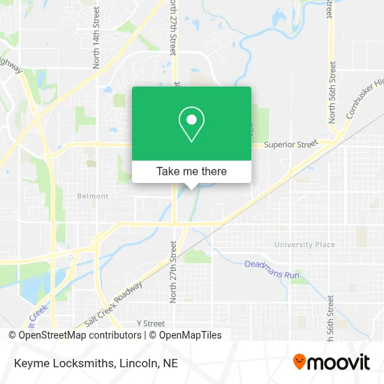 Keyme Locksmiths map