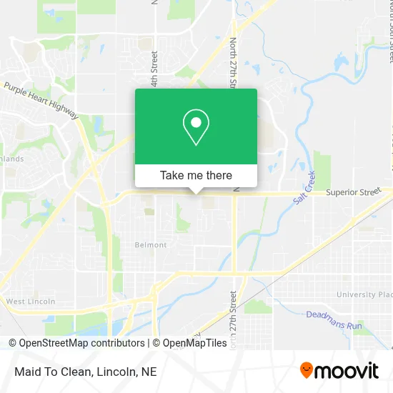 Maid To Clean map