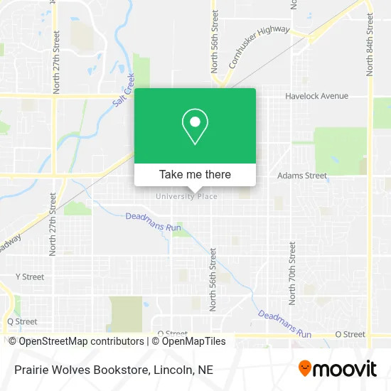 Prairie Wolves Bookstore map