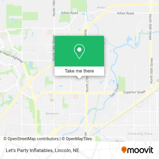Let's Party Inflatables map