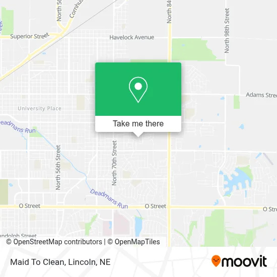 Maid To Clean map