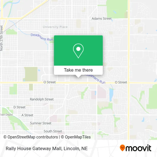 Rally House Gateway Mall map