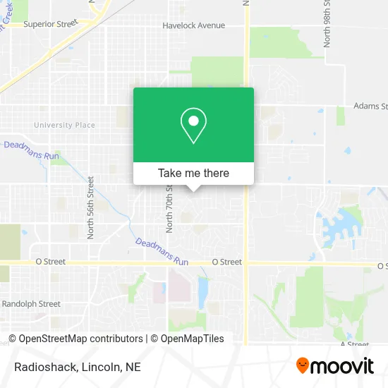 Radioshack map