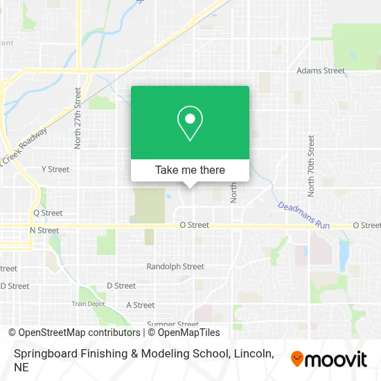 Springboard Finishing & Modeling School map