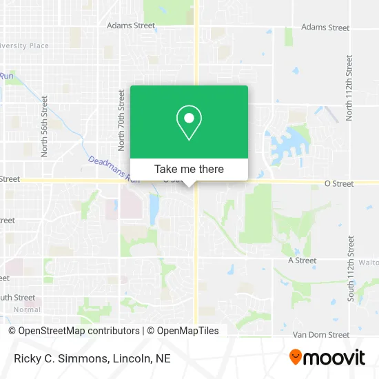 Ricky C. Simmons map