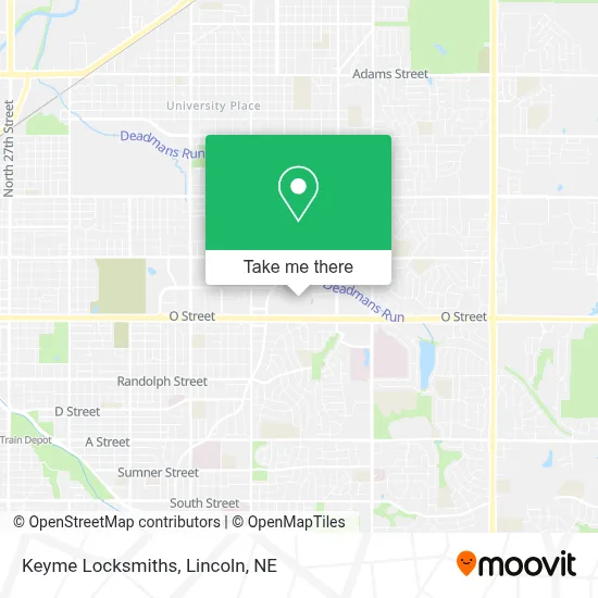 Keyme Locksmiths map