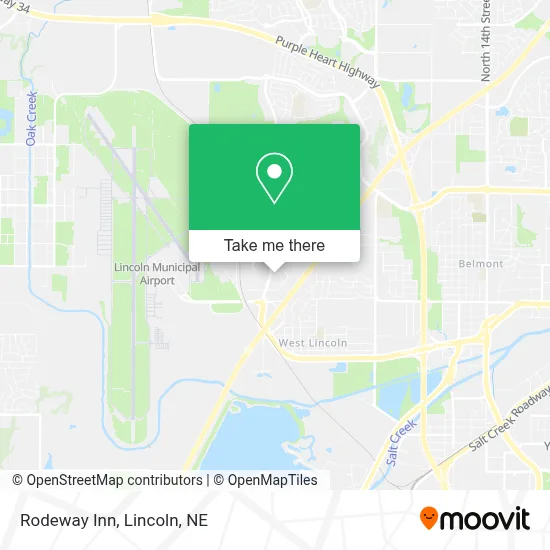 Rodeway Inn map