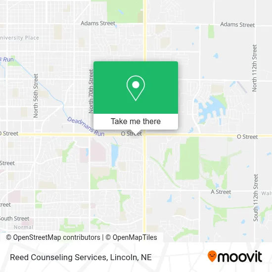 Reed Counseling Services map