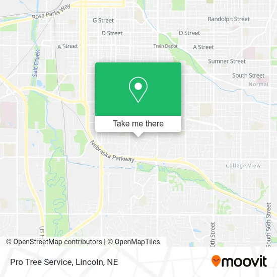 Pro Tree Service map