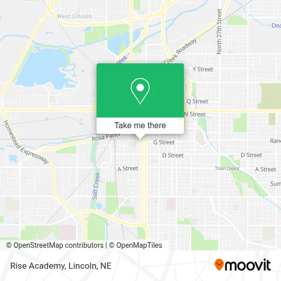Rise Academy map