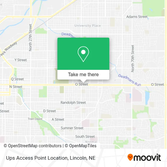 Ups Access Point Location map