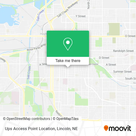 Ups Access Point Location map
