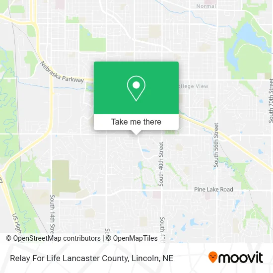 Relay For Life Lancaster County map