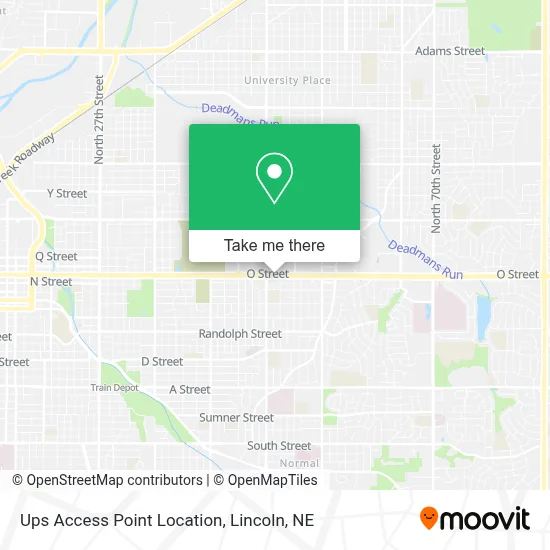 Ups Access Point Location map