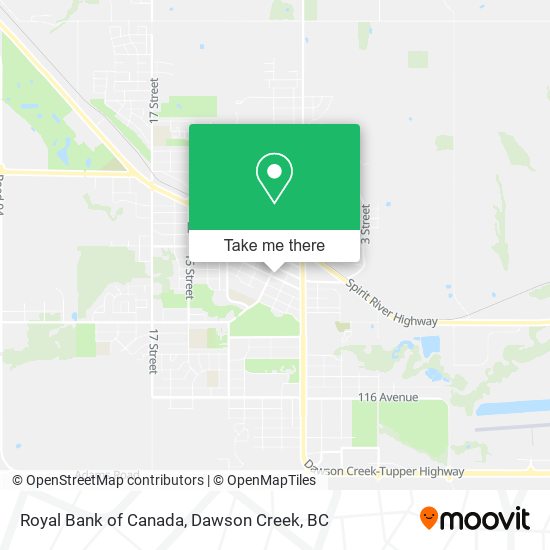 Royal Bank of Canada map