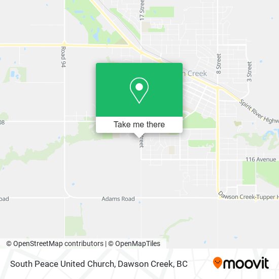 South Peace United Church map