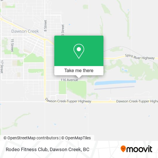 Rodeo Fitness Club map