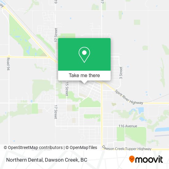 Northern Dental map