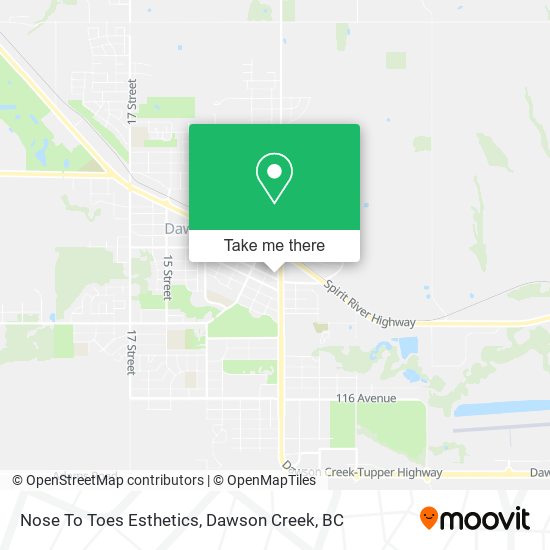 Nose To Toes Esthetics map