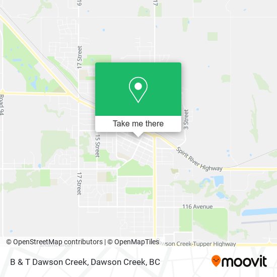 B & T Dawson Creek plan