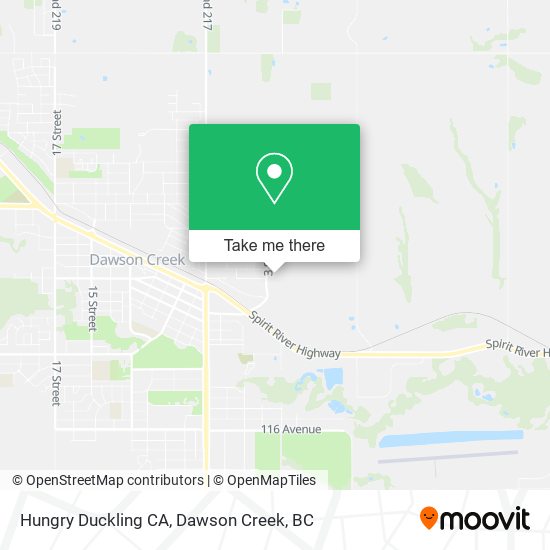 Hungry Duckling CA map