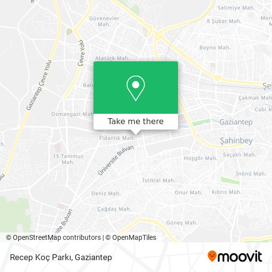 Recep Koç Parkı map