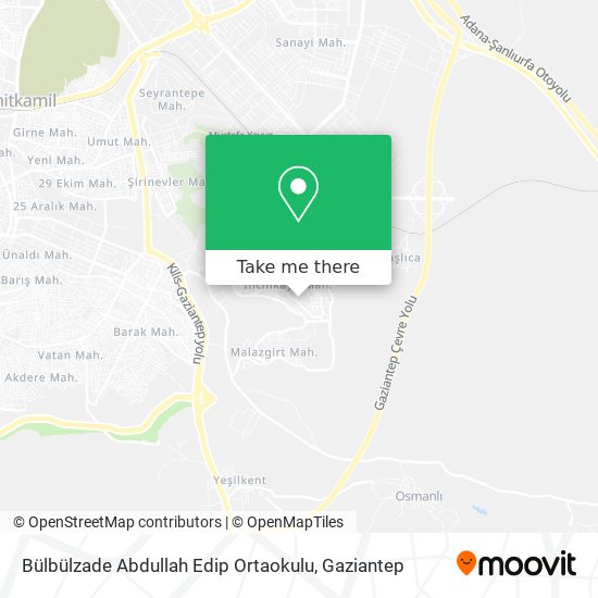 Bülbülzade Abdullah Edip Ortaokulu map
